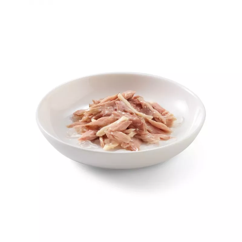 SCHESIR Thunfisch mit Huhn in Gelee - Nassfutter für Katzen - 85 g