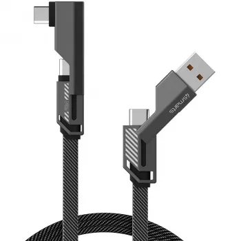 USB-Kabel 4smarts 541457 1,5 m USB A USB C Graphit