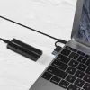 Externes SSD-Gehäuse QOLTEC NV2270 für M.2 SATA/NVMe-Laufwerke, USB-C, bis zu 2 TB