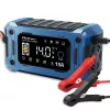 Intelligentes 12V 15A Ladegerät QOLTEC mit Mikroprozessor und LCD — für AGM-, GEL-, SLA-, EFB-, LiFePO4-Batterien