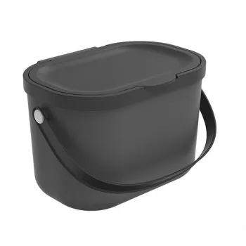 ROTHO Albula Anthracite - Abfalltrennbehälter - 3,2 l