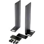 Rackhalterung für Verstärker, Omnitronic 1U rückseitig montiert (Modell 30100935)