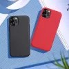 Silikonhülle Devia Nature Series für iPhone 12 Pro Max – schwarz, Soft-Touch-Schutzhülle