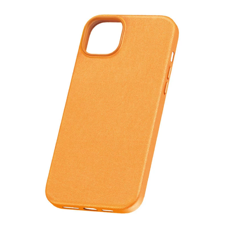 Handyhülle für iPhone 15 Plus Baseus Fauxther Serie (Orange)