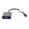 VGA (D-Sub) auf Mini DisplayPort Adapterkabel LANBERG AD-0006-BK, 0,2 m, DisplayPort 1.2, 1920×1200@60Hz, MiniDP-Buchse, schwarz