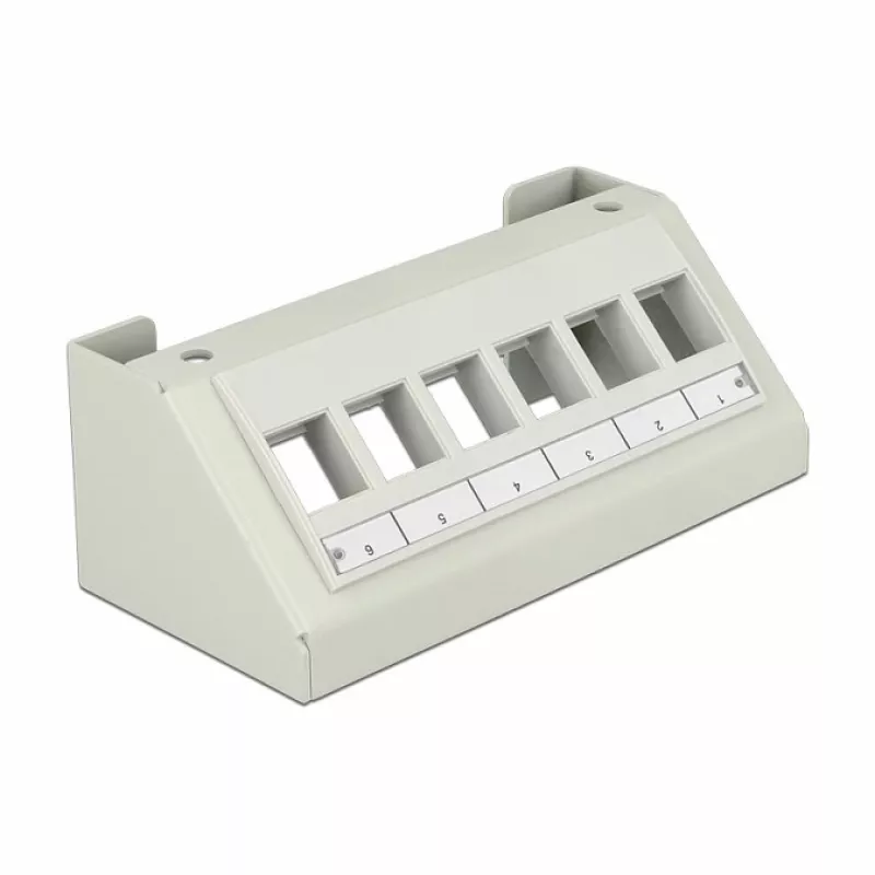 Patchpanel DeLOCK 86218 Grau 65mm x 49mm x 130mm