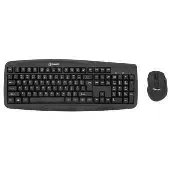 Kabelloses Tastatur-Maus-Set Tellur Basic Schwarz – 2,4 GHz, USB-Empfänger, kompaktes Layout
