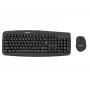 Kabelloses Tastatur-Maus-Set Tellur Basic Schwarz – 2,4 GHz, USB-Empfänger, kompaktes Layout