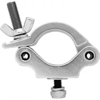 Beleuchtungsklemme EUROLITE TPC-32 silber — robuste Traversenklemme für Scheinwerfer, silberne Ausführung