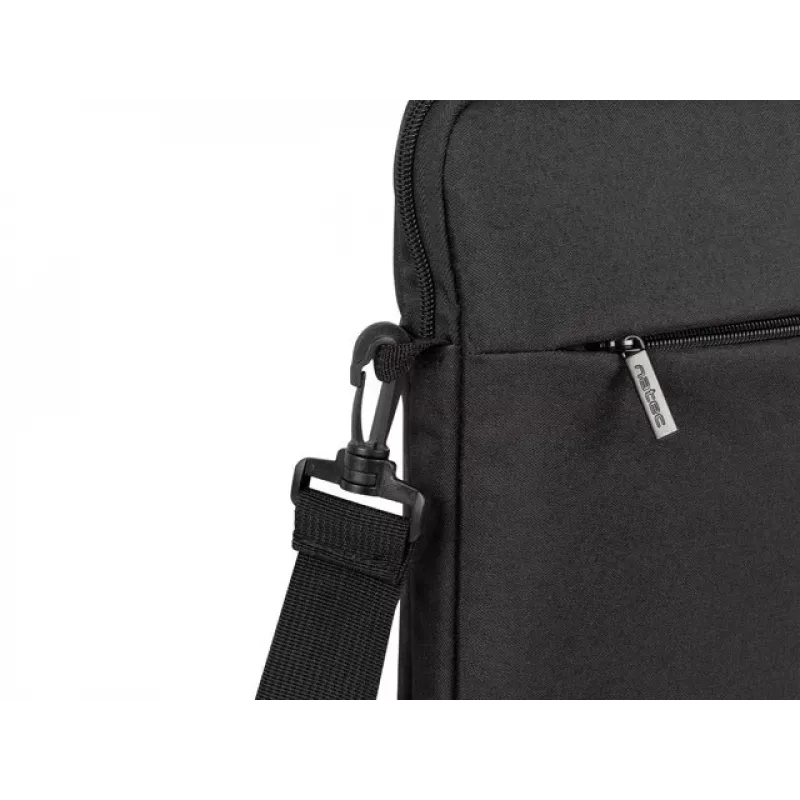 Aktentasche NATEC Goa für 39,6 cm (15,6 Zoll) Laptops, Polyester, 1 Fach, Schultergurt, schwarz