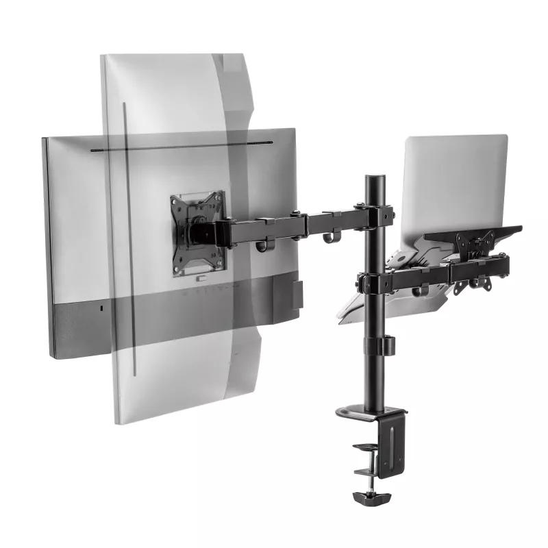 Monitor-Wandhalterung SBOX LCD-LM01-2 für 13–27 Zoll Bildschirme, max. Belastung 12 kg, VESA 100x100