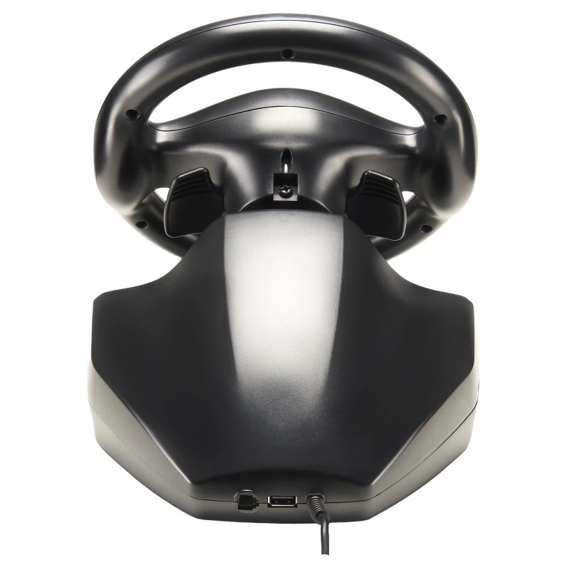 Lenkrad + Pedale Subsonic SV200 Schwarz Grau USB 180°-Rotation