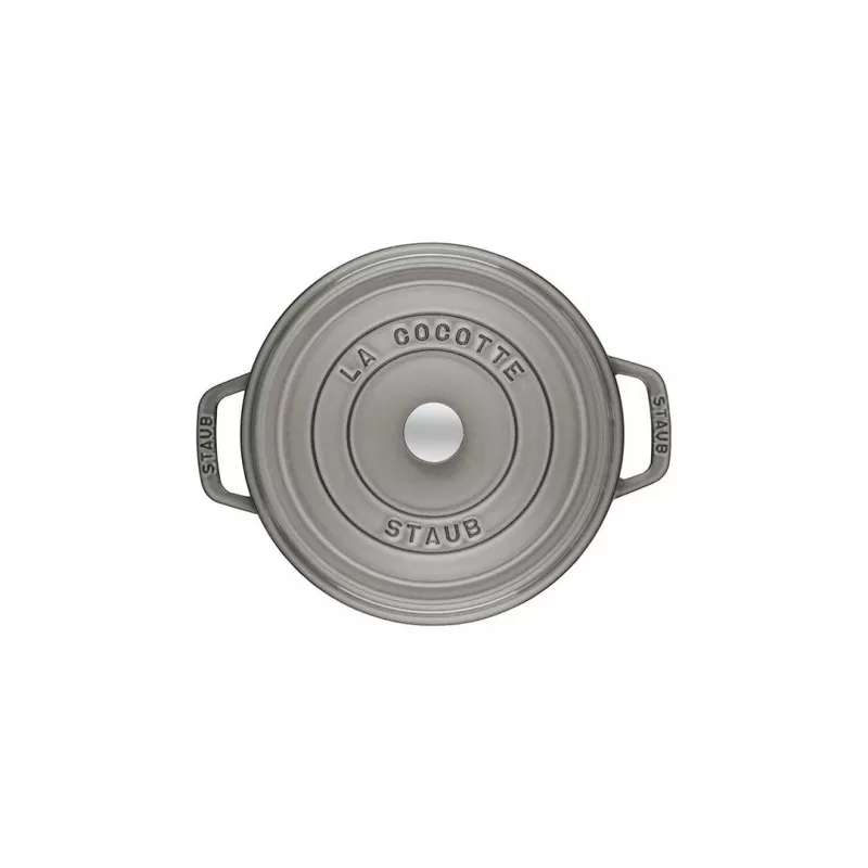 Staub 40509-312-0 Kochtopf 5,25 L rund Graphit, Grau