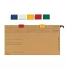 ELBA Colour Rider, aus PVC, clip-on, dunkelblau für Hängemappe vertic 1, Maße: (B)20 x (T)5 x (H)16 mm (85512 DB)