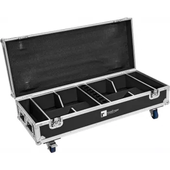 Flightcase Roadinger 31005145 für 8x AKKU IP UP-4 QuickDMX mit Ladefunktion