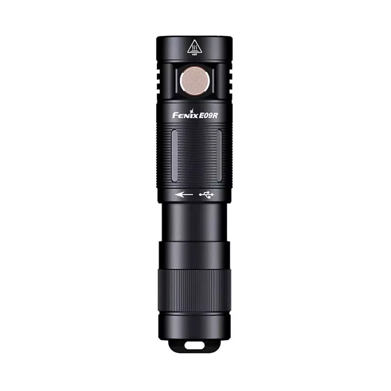Taschenlampe Fenix E09R 600 lm, kompakte wiederaufladbare Schlüssellampe