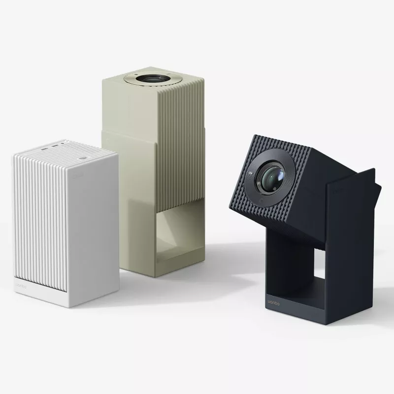 Projektor WANBO Cube 2 Pro 500 ANSI Android TV 11 — kompakter smarter Heimprojektor, weiß