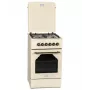 Gas-Elektroherd MPM MPM-56-KRM-14, 56 cm, 4 Gasbrenner, Elektrobackofen, creme