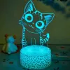 Tisch-/Dekorative LED-Leuchte MANTA SNL119RGB RGB 3D-Tierleuchte für Innenraumdekoration