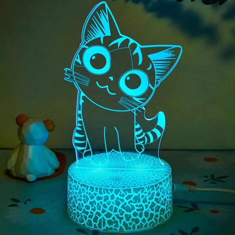 Tisch-/Dekorative LED-Leuchte MANTA SNL119RGB RGB 3D-Tierleuchte für Innenraumdekoration