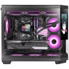 Mars Gaming MC3TCORELCDM Computergehäuse Mini Tower Schwarz