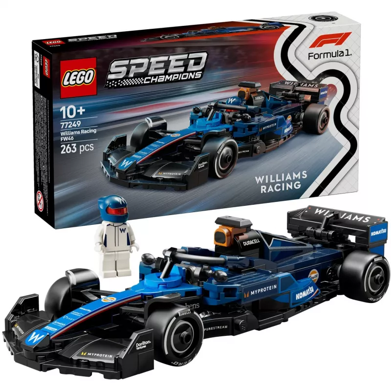 LEGO SPEED CHAMPIONS 77249 Williams Racing FW46 F1 Rennwagen