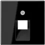 Jung Abdeckplatte schwarz für IAE/UAE-Dose A 569-1 PLUA SW (A569-1PLUASW)