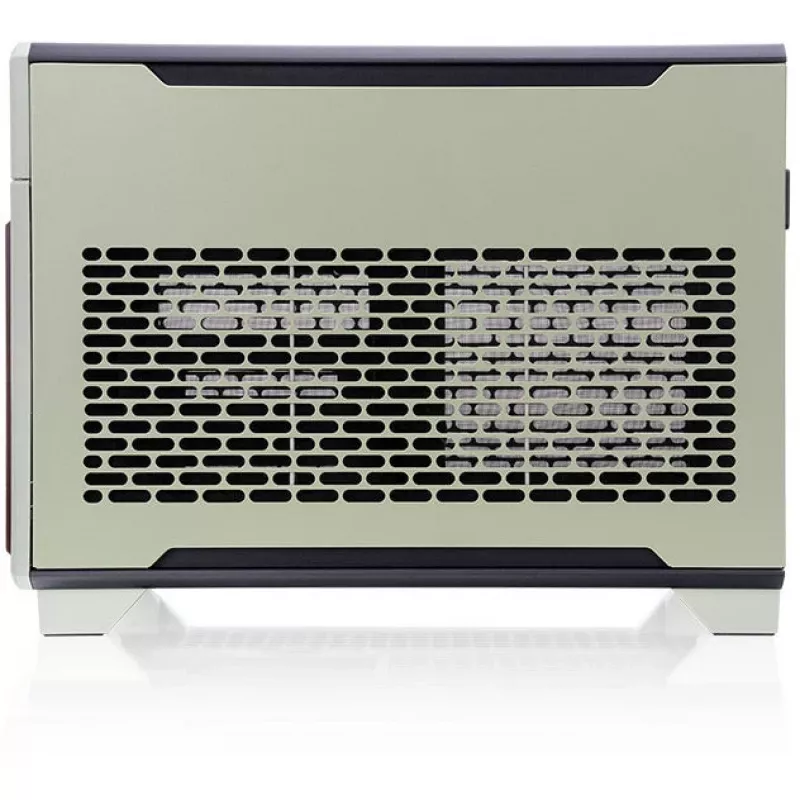 Mini-Gehäuse THERMALTAKE TR100 WS Matcha Grün, kompaktes Design, Unterstützung für mini-ITX/microATX