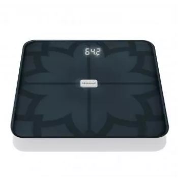 Medisana BS 450 Körperanalysewaage, max. 180kg, Schwarz, Bluetooth, ITO Sensoren (40510)