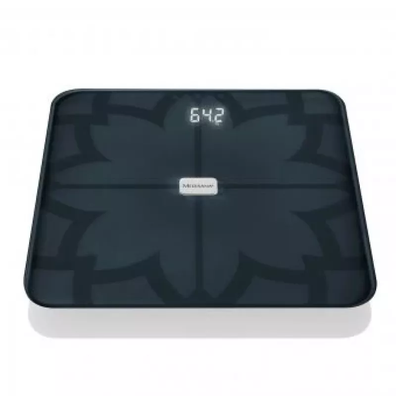Medisana BS 450 Körperanalysewaage, max. 180kg, Schwarz, Bluetooth, ITO Sensoren (40510)