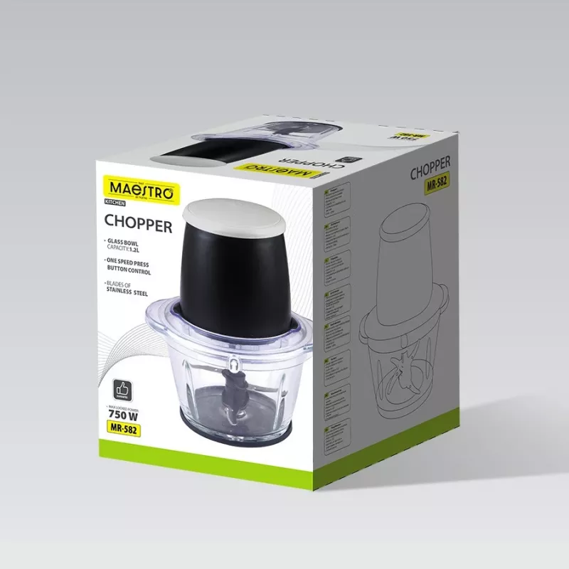 Maestro Zerkleinerer MR-582 750W elektrischer Tischzerkleinerer