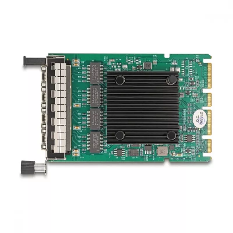 DeLOCK 88300 OCP 3.0 Netzwerkkarte, 4 x RJ45 Gigabit LAN