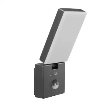 LED-Strahler MACLEAN MCE516 mit PIR-Bewegungsmelder, 50W, grau