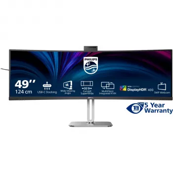Philips 5000 series 49B2U5900CH/00 Computermonitor 124 cm (48,8 Zoll) 5120 x 1440 Pixel Dual QHD LCD Schwarz