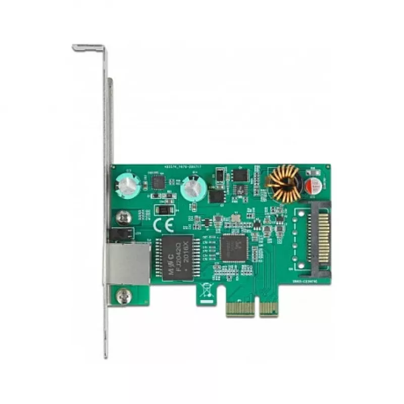 PCI Express x1-Karte DeLOCK RTL8125 2.5 Gigabit LAN PoE+