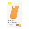Handyhülle für iPhone 15 Plus Baseus Fauxther Serie (Orange)
