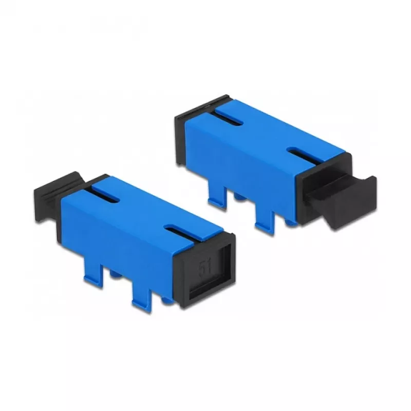 LWL-Kupplung für PCB SC Simplex Buchse auf SC Simplex Buchse Singlemode Blau