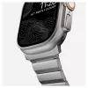 NOMAD Titanium Armband für Apple Watch 46mm/49mm Silber