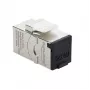 Keystone-Modul für Patchpanel DELOCK RJ45 Cat.6A mit Schraubschutzkappe, blau