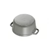 Cocotte Staub 20 cm Grau Gusseisen