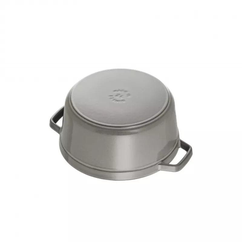 Cocotte Staub 20 cm Grau Gusseisen
