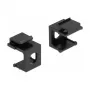 Montageset DELOCK 86810, schwarz — DELOCK 86810 Montagezubehör