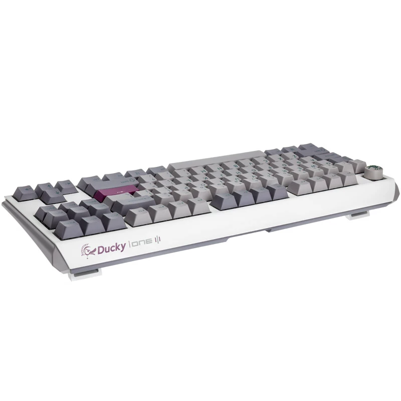 Ducky One 3 TKL Tastatur Gaming USB US English Silber