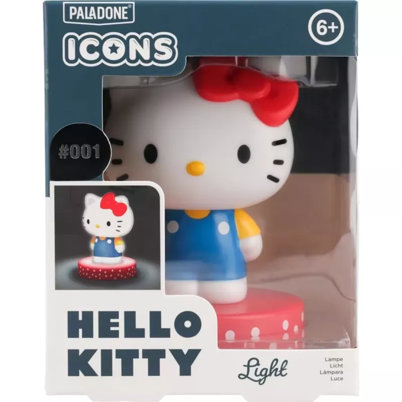 Tischlampe Paladone Hello Kitty Icon Light — dekorative LED-Icon-Lampe, kompakte Nachttischlampe