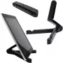 Laptop- und Tablethalterung Gembird TA-TS-01, schwarz, Breite 178 mm, Tiefe 25 mm, Höhe 25 mm
