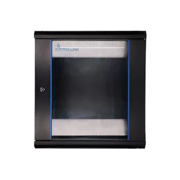 Wandmontageschrank Extralink Extralink Rackmount cabinet 12U 600x450 Schwarz