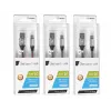 Kabel USB 2.0 Typ-C Stecker - C Stecker 1,0m schwarz-silber