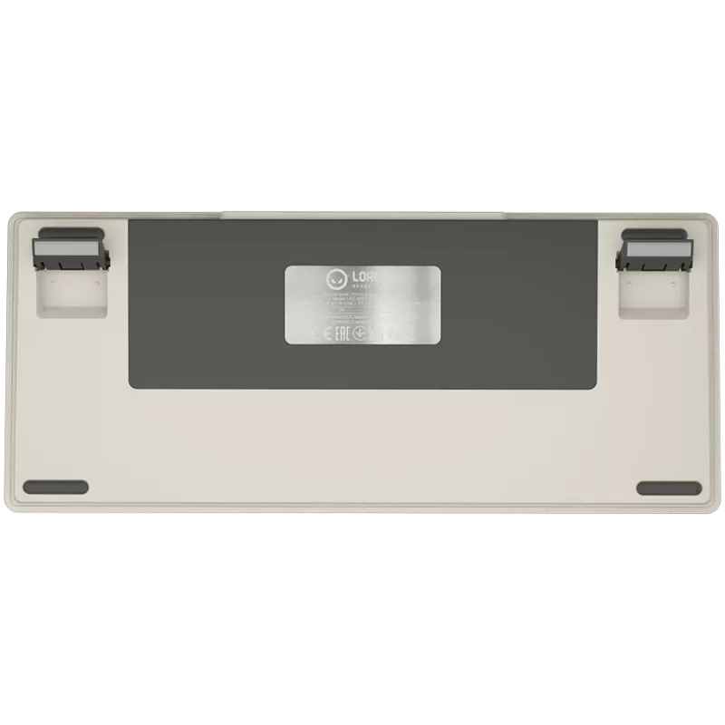 LORGAR KBP7075W, Kabellose 75% Mechanische Gaming-Tastatur Pro, Beige, EN-Layout