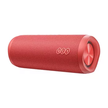 Tragbarer kabelloser Lautsprecher QCY SP7 rot — Bluetooth 5.0, kompaktes tragbares Design