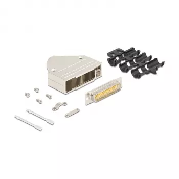 DeLOCK 67138 Drahtverbinder D-Sub 44-polig Silber Stecker